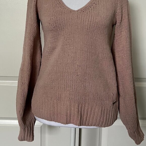 Abercrombie & Fitch Soft A&F Collection Pink V-Neck Sweater Size XS - Picture 7 of 15